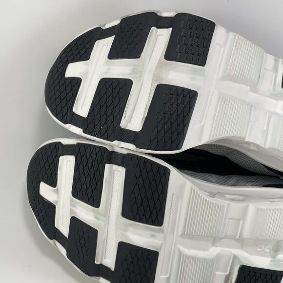 On Cloud Cloudmonster 2 Running Shoes Mens Size 12.5 Black White Frost Athletic - Picture 9 of 11